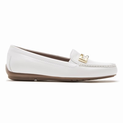 Mocassins Rockport Total Motion Driver Ornament Mulher Branco PT-73695